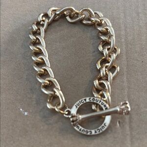 Juicy Couture Gold Bracelet chain link